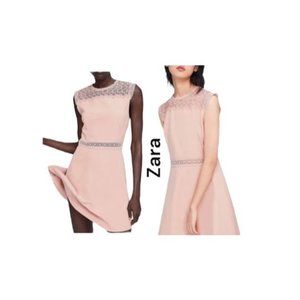 Zara dress pink mini fashion